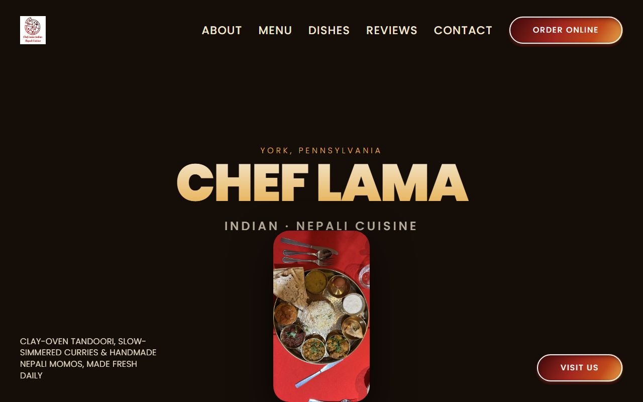 Chef Lama Gourmet Portfolio