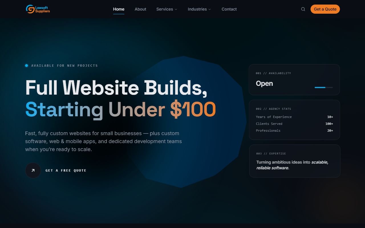 GlowSoft Suppliers B2B Platform
