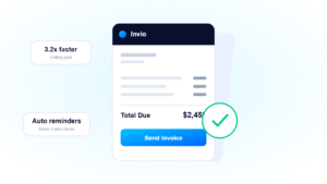Invio invoicing software dashboard illustration