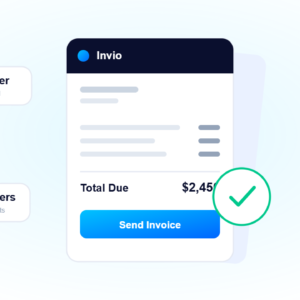 Invio invoicing software dashboard illustration